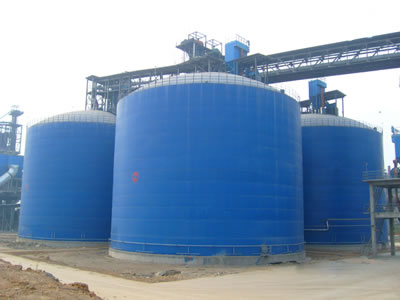 威海水泥钢板库改造